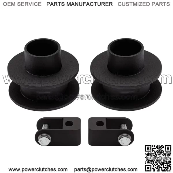 2" Front Leveling Kit for 2005-2024 Ford F250 / F350 Super Duty 4WD High-Strength Steel Coil Spring Lift Spacers & Shock Mount Extenders