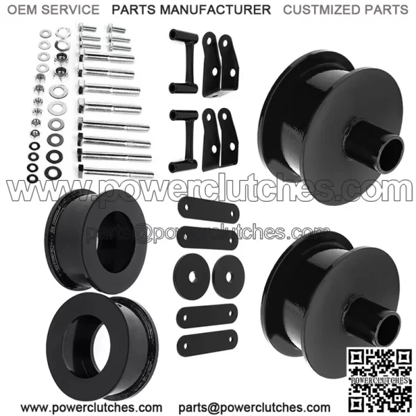 2.5" Front 2" Rear Leveling Kit & Shock Extender For Jeep Wrangler - Image 3
