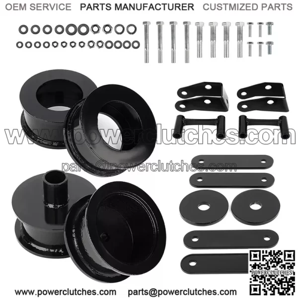 2.5" Front 2" Rear Leveling Kit & Shock Extender For Jeep Wrangler - Image 4