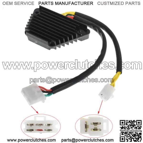 For 82-86 Honda Shadow VT500C VT500F VT700C VT750C Voltage Regulator Rectifier - Image 3