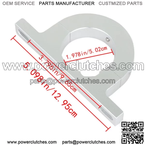 Universal Fit For 2" Diameter Column Billet Steering Column Keyed No Drop Mount - Image 5
