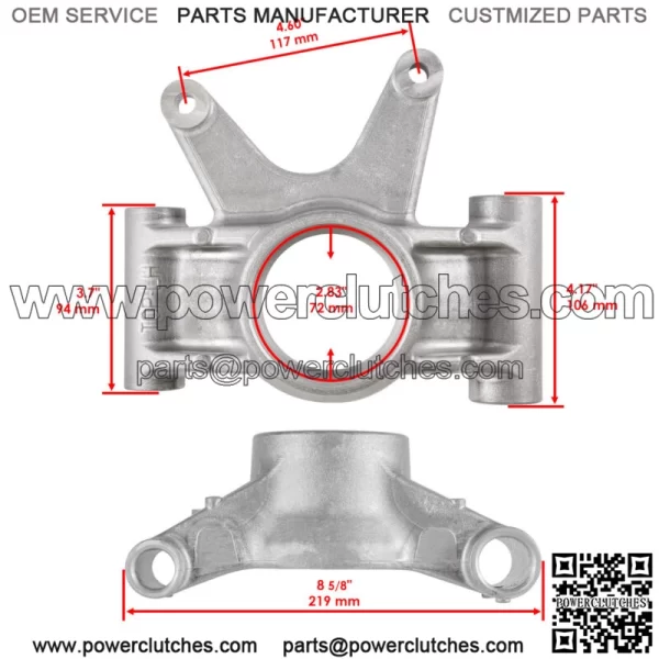 Rear Left Right Knuckle w/ Bearing Bushings fits Polaris Sportsman 850 2010-2021 - Image 2