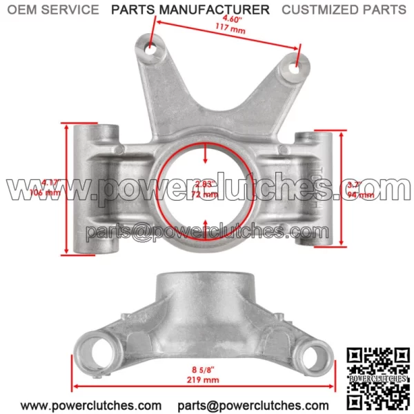 Rear Left Right Knuckle w/ Bearing Bushings fits Polaris Sportsman 850 2010-2021 - Image 3