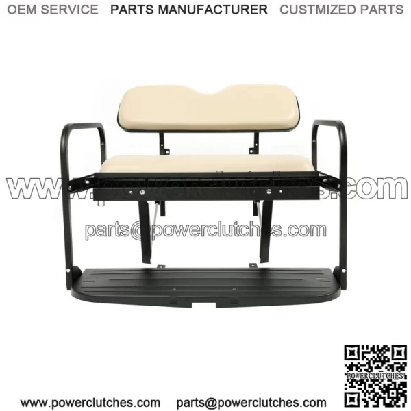For 07-16 Yamaha Drive G29 Golf Cart Flip Folding Rear Back Seat Kit