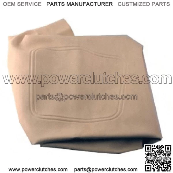 Club Car Precedent Golf Cart Front Seat Cover - Buff Seat Bottom