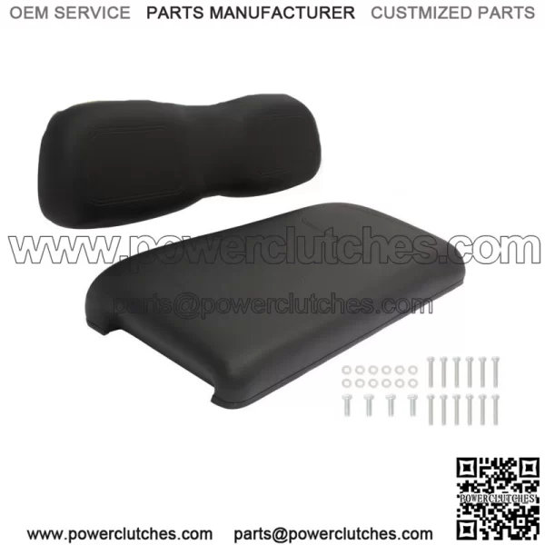 Black Golf Cart Front Cushion Set For Club Car DS