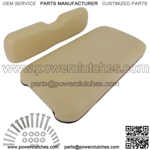 Buff Golf Cart Front Seat Cushion Set Fits EZGO TXT High Quality