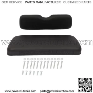 For EZGO TXT Balck Golf Cart Front Cushion Set Seat Kits