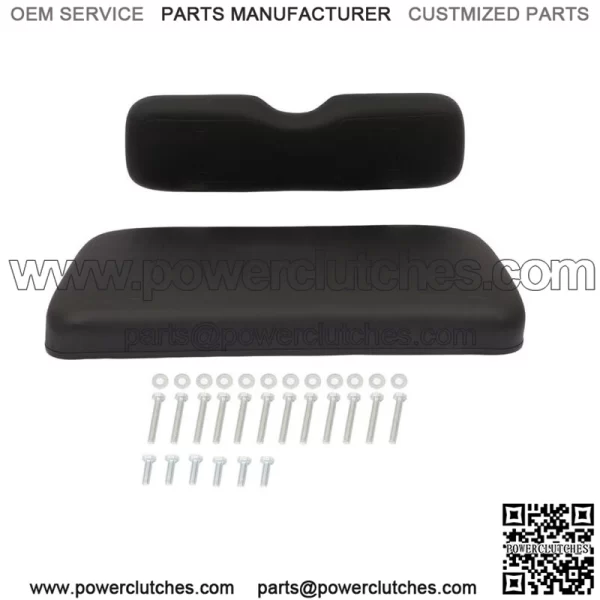 For EZGO TXT Balck Golf Cart Front Cushion Set Seat Kits
