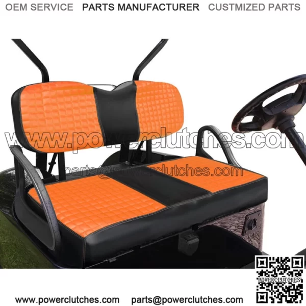 Set Of 4 Seat Covers Front&Rear For Yamaha Drive/Drive 2 2007+ Golf Cart-Orange