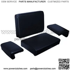 Complete 4 piece seat cushion kit fits early style Case 450 850 1150 bulldozers