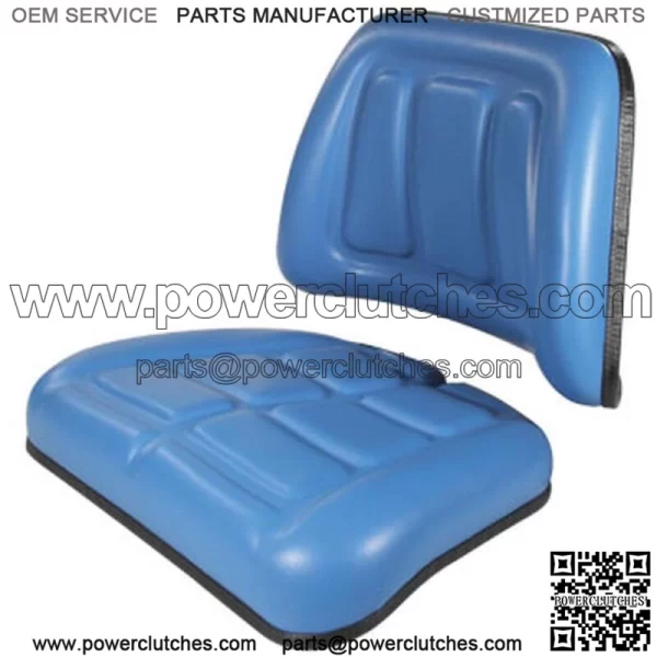Blue seat fits Ford New Holland cushion kit,