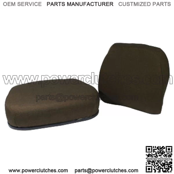 Brown Fabric Seat Cushion Set Fits John Deere 2350 2550 4050 4250 4450 4650 4850