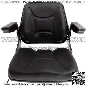 One new universal tractor seat (with folding back and folding armrests)