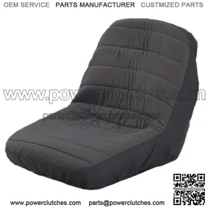 One New Replacement Seat Cover for Riding Lawn Mowers Fits Backrest Up to 15"