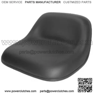 Riding Mower Deluxe Garden Tractor Seat Black Waterproof Low Back Universal