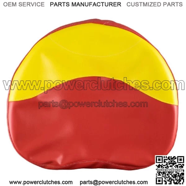 R5243 Red and Yellow Seat Cover - 19" Fits Minneapolis-Moline