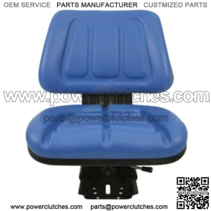 Blue Fullback Tractor Seat w/Suspension Fits Ford/New Holland 600 601 800 8