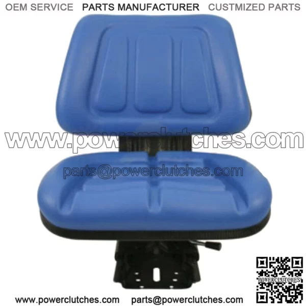 Blue Fullback Tractor Seat w/Suspension Fits Ford/New Holland 600 601 800 8