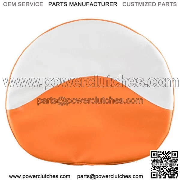 R1012 Orange and White Seat Cover 21" Width - Fits Case Miscellaneous Models