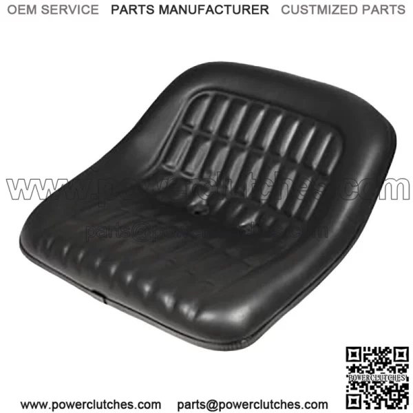 Pan Seat Cushion 19" w/ 7" Gap Vinyl Black Fits Ford 4000 3000 2000 6600 411