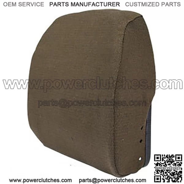Seat back hydraulic or mechanical, brown fabric, fits John Deere 9400 7700 423