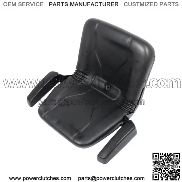 01004834 Black Lawn Mower Seat Armrests For Cub Cadet 757-04070 Dixie Chopper - Image 4