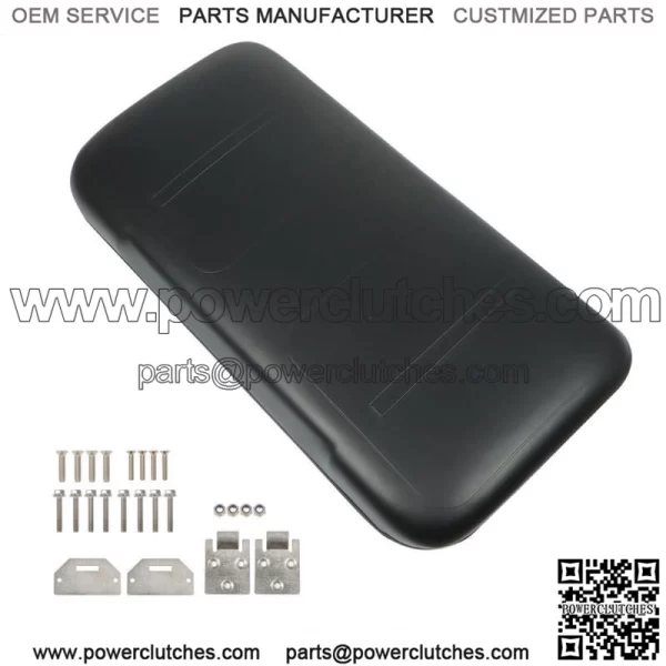 Black Front Seat Bottom For EZGO Medalist TXT 1994-2013 Golf Cart Hardware Incl. - Image 2