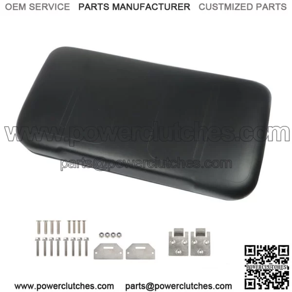 Black Front Seat Bottom For EZGO Medalist TXT 1994-2013 Golf Cart Hardware Incl. - Image 3