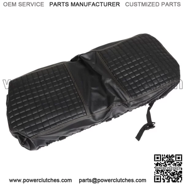Black 4PCS Golf Carts Front And Rear Seat Covers For EZGO Medalist TXT 1994-2013 - Image 3