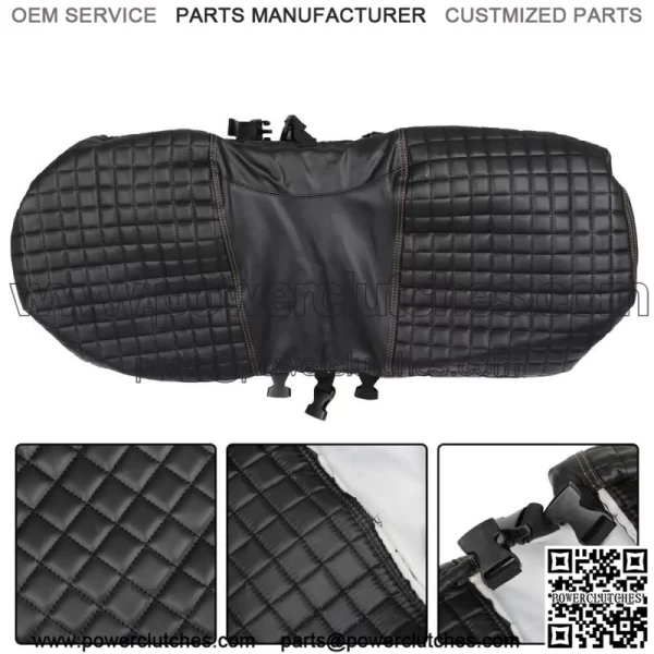 Black 4PCS Golf Carts Front And Rear Seat Covers For EZGO Medalist TXT 1994-2013 - Image 5