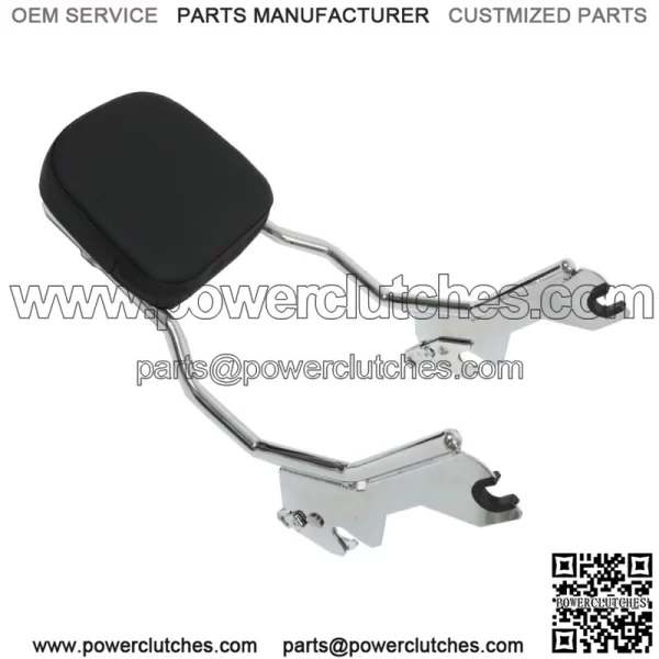 Chrome Standard Sissy Bar Upright Backrest For Softail Deluxe Heritage FXBB 18+