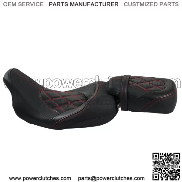 Driver Passenger Pillion Seat For Touring Road Street Glide CVO FLTR 2009-2021 - Image 3