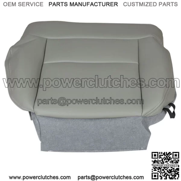 For 2004-2008 Ford F-150 Seat Cover Front Driver Bottom Gray Vinyl Replacement - Image 5