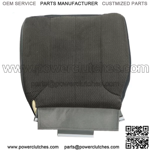 Dark Gray Driver Bottom Seat Cover+Foam Cushion For 2002-05 Dodge Ram 1500 2500 - Image 5