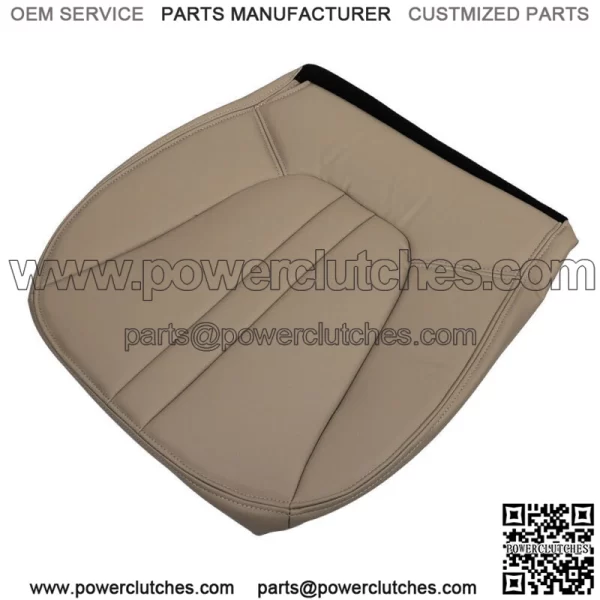 Driver Bottom Seat Cover Eddie Bauer Leather Tan For 1997-2002 Ford Expedition - Image 3