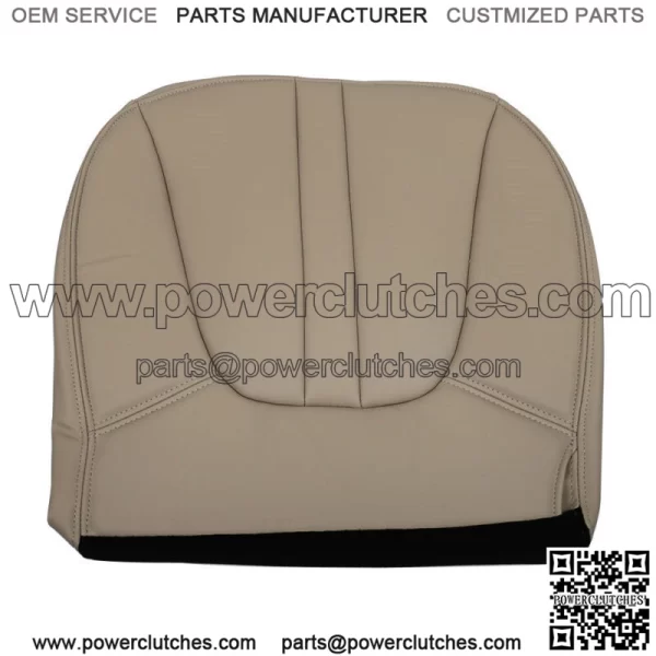 Driver Bottom Seat Cover Eddie Bauer Leather Tan For 1997-2002 Ford Expedition - Image 4