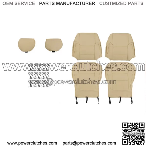 For Toyota 4Runner 1996-2002 Seat Cover Front Passenger Driver Bottom Top Beige