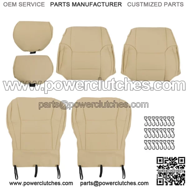 For Toyota 4Runner 1996-2002 Seat Cover Front Passenger Driver Bottom Top Beige - Image 3