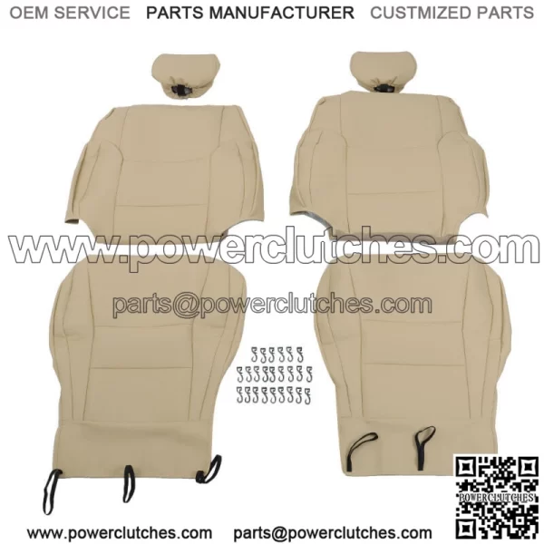 For Toyota 4Runner 1996-2002 Seat Cover Front Passenger Driver Bottom Top Beige - Image 4