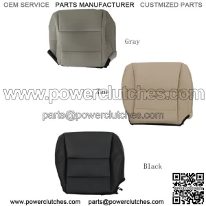 For 2013-16 17 Honda Accord Driver Side Bottom Seat Cover Perforated Leather
