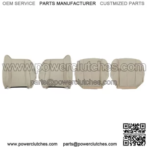 Seat Cover For 2003 2004-2006 Cadillac Escalade Front Both Side Bottom&Back Tan