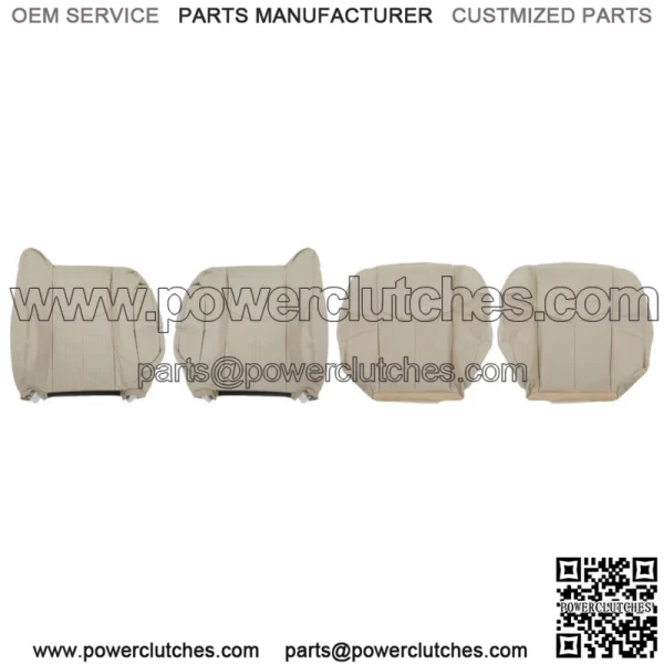Seat Cover For 2003 2004-2006 Cadillac Escalade Front Both Side Bottom&Back Tan