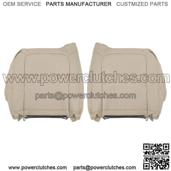 Seat Cover For 2003 2004-2006 Cadillac Escalade Front Both Side Bottom&Back Tan - Image 2