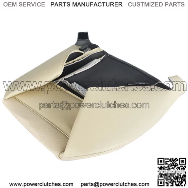 Driver Side Bottom  Leatherette Seat Cover Tan For 2007-2014 Cadillac Escalade - Image 2