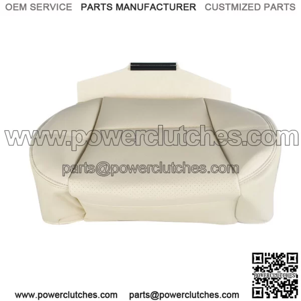 Driver Side Bottom  Leatherette Seat Cover Tan For 2007-2014 Cadillac Escalade - Image 3