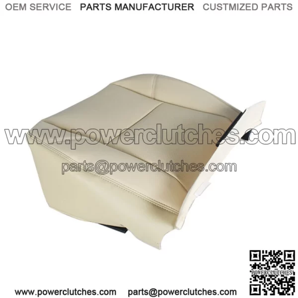 Driver Side Bottom  Leatherette Seat Cover Tan For 2007-2014 Cadillac Escalade - Image 5