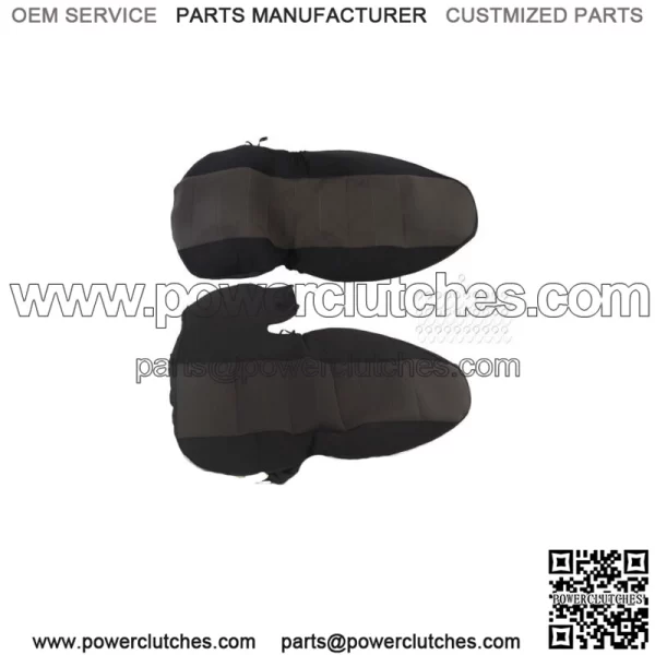 Car Seat Covers Black/Charcoal Center For 1998-2003 Ford Ranger 60/40 High Back