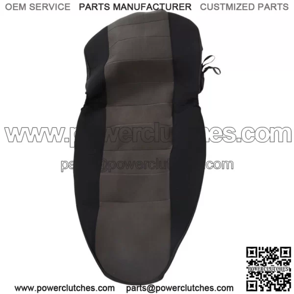 Car Seat Covers Black/Charcoal Center For 1998-2003 Ford Ranger 60/40 High Back - Image 2