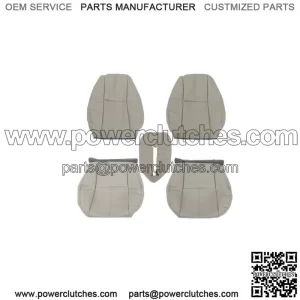 Seat Cover Gray For 2007-2014 Chevy Tahoe GMC Sierra Front Left&Right Bottom&Top